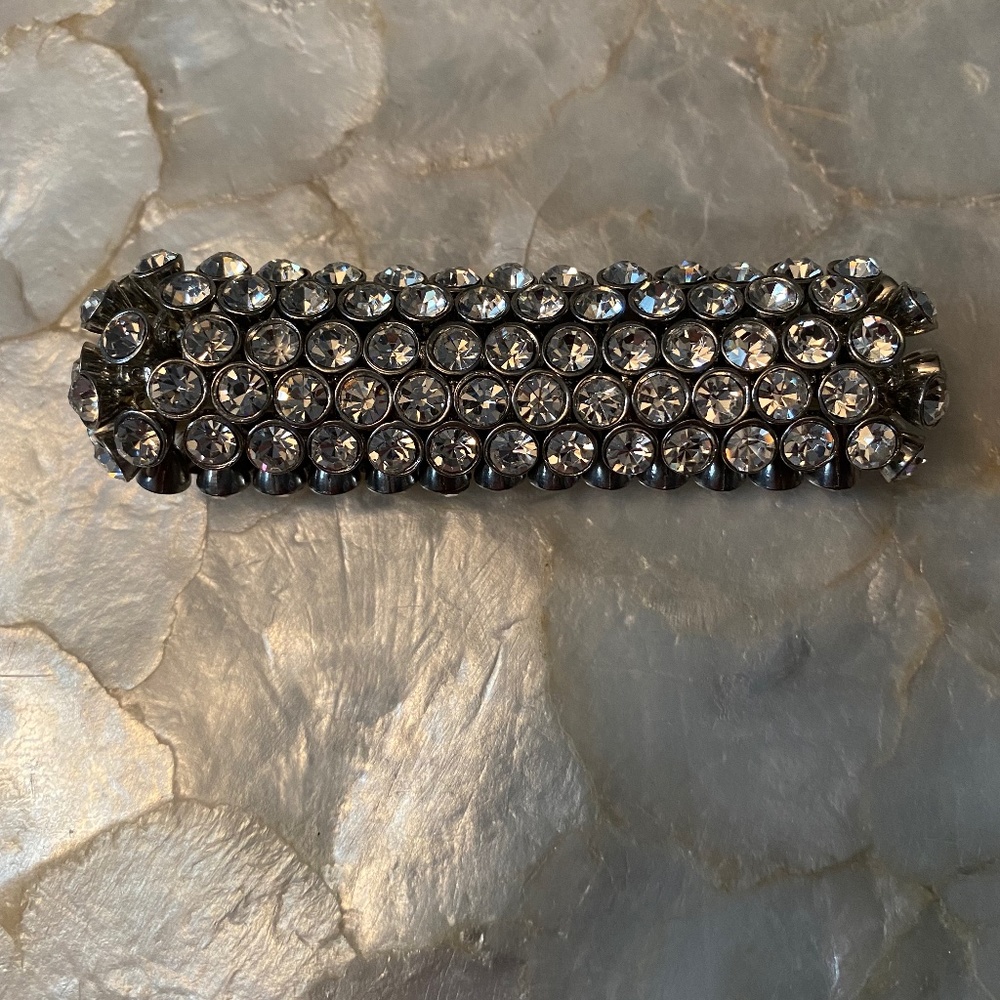 Silver statement bracelet